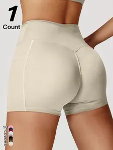 Women's High Waist Yoga Leggings, Tight-Fitting Outdoor Running Fitness Shorts, Casual Sportswear for Women