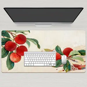LIVEKEY Flora Gaming Mouse Pad - Gaming Items  Non Slip Mousepad  Stitched Edge  High Density for Precision Control  Computer Desk Mat  Aesthetic PC Setup Gift (10.24x8.27in)