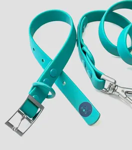 CALIDOG Waterproof Dog Collar and Leash Set