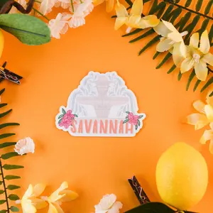 Savannah Fountain Sticker