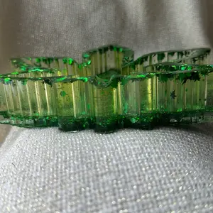 Green leaf resin tray