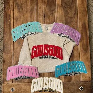 God is Good Patch Sweaters