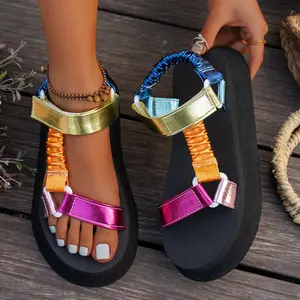 Elegant Women's Platforms & Wedge Sandals Lightweight Stable Heel Casual Summer Sandals For Women For Outdoor Travel Beach Party Daily