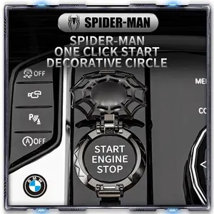 Car start protection cover ignition switch button decoration  For BMW E46 E39 E90 E60 E36 F30 F10 E34 E30 F20 E92 M3 M4 M5 X5