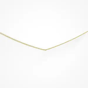 EVRY JEWELS Gold or Silver Plated Women's Hypoallergenic Basic B Necklace