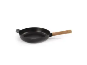 BergHOFF Ron 10.25" Cast Iron Fry Pan 2.6Qt., Black