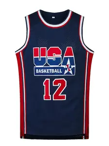 Men's Basketball Jersey Breathable Sportswear Sleeveless Training Uniform Team Vest New Design Tops