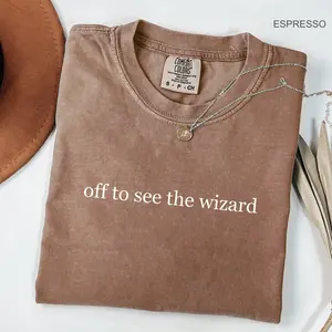 Wizard of Oz Comfort Colors Shirt, Fantasy Lovers Tee, Vintage Meme Trip Tee, Traveler Gift, Imagination Shirt, Off To See The Wizard Tee