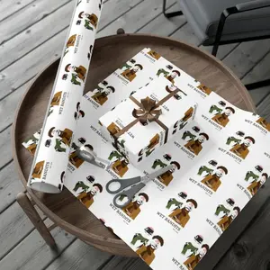 Christmas Wrapping Paper, Movie Nostalgia Gift Wrap, Xmas Wrapping Paper Rolls