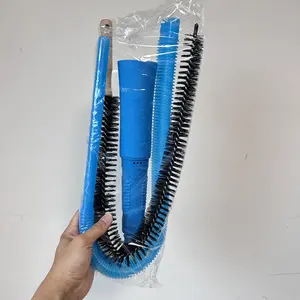 1 Set Dryer Vent Cleaning Kit with Flexible Lint Brush, Vacuum Cleaner Hose Accessories for Removing Lint and Dust, Long Reach Dryer Vent and Hose Brush Set, Easy Installation, Suitable for Home Laundry Rooms and Daily Dryer Maintenance