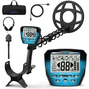 Metal Detector, Rechargeable Metal Detector for Adults with 1800mAh , 6 Modes  Detector with IP68 10''  Coil/Headphone/USB  for Detecting  Treasure