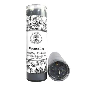 Uncrossing 7 Day Soy Candle for Curses, Hexes, Jinxes, Negativity & Crossed Conditions | Art Of The Root
