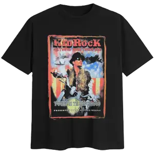 Vtg Kid Rock TOUR TROOPS 2009 Troops Tour T-Shirt Men's Sweatshirt, Gift for Fans Cotton Unisex Men's T-Shirt