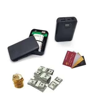 Portable Storage Box Medicine Case, Hidden Money Safe Box for Students and Office Workers, Lockable storage boxes, Secret Stash Organizer, Discreet Mini Portable Security Box for Cash, Pills, Cards, Small Essentials, Lightweight Travel Design