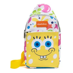 SpongeBob SquarePants Smiling Face Large Sling Bag