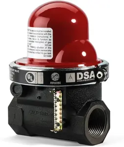 Pacific Seismic Products 301 Series 1" 7PSI Horizontal Threaded Low Pressure Earthquake Gas Shut-Off Valve