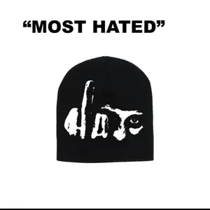 Most Hated Beanie - Painted Cotton Knit Beanie for Men and Women