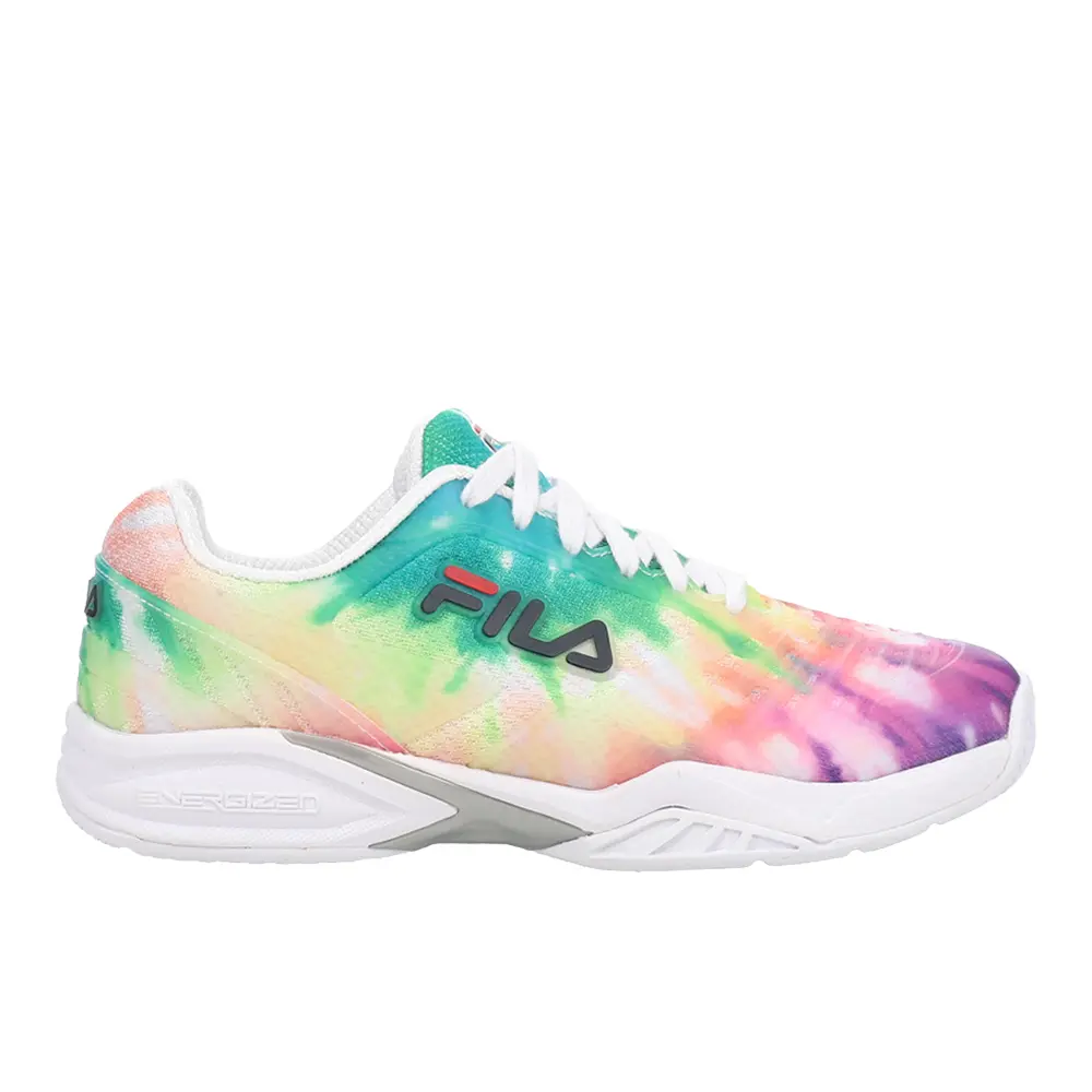 Fila Womens Axilus 2 Tie Dye Energized Tennis Sneakers Shoes - Multi