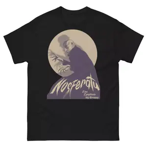 Nosferatu T-Shirt,Vintage Horror Movie Graphic,Classic Vampire Tee