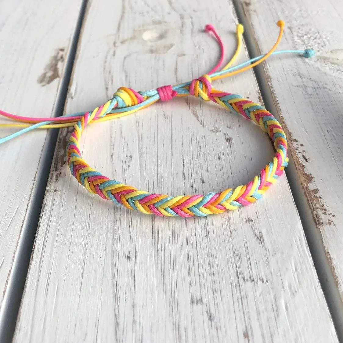 Summer Colorful Braided Anklet Friendship Bracelet