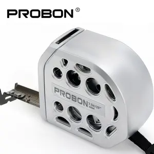 PROBON Premium Magnetic Tape Measure | Sleek Metal Design | Auto-Lock, Bottom Magnet, Washable, Shatterproof & Smooth Mechanical Sound | For Handymen, DIY Enthusiasts & Daily Home Use