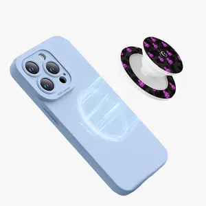 Blackout Bloom Magnetic Pop Socket - Ideal for Use with LED Lights and Other Electronic Devices Grip Neon Phone Stand