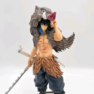 Anime Demon Slayer Hashibira Inosuke 12.5 Inch Standing Posture Action Figure with Unique Design and Action Elements Figurine