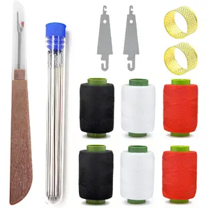 37PCS Sewing Tool Set, Steel Needles with Threaders & Repair Kit, Hand Sewing Essentials, Needle Threader Kit for DIY, Home & Craft Projects