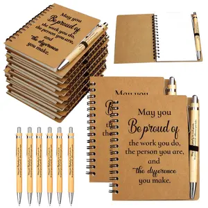 12pcs/6 sets, staff Thank you gifts, staff with ballpoint pens Thank you notebooks Mini notebooks Thank You Gifts Wholesale Christmas gifts, volunteers, teachers, nurses, team building, birthday and holiday office gifts,Halloween