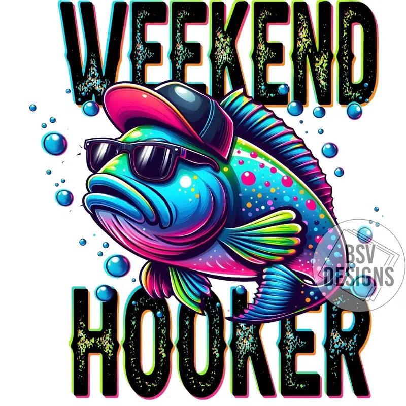 BSV Designs 11 Inch Fishing / Hinting Sublimation Tshirt Transfers - Durable Design for Various Fabrics, Perfect for Personal Touch heat transfer