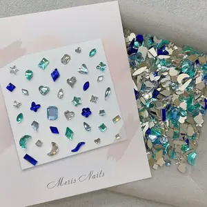 Flat Back Glass Rhinestone Nail Gems