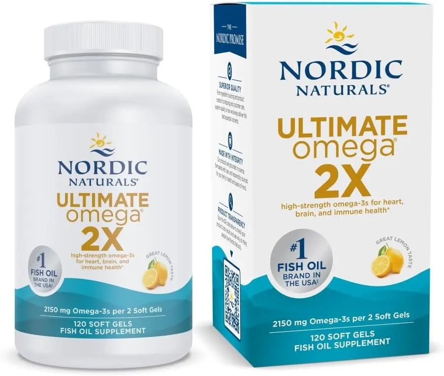 Nordic Naturals Ultimate Omega 2X Lemon 120 Softgels