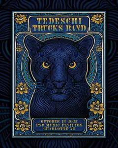 Tedeschi Trucks Band October 18, 2025 Poster