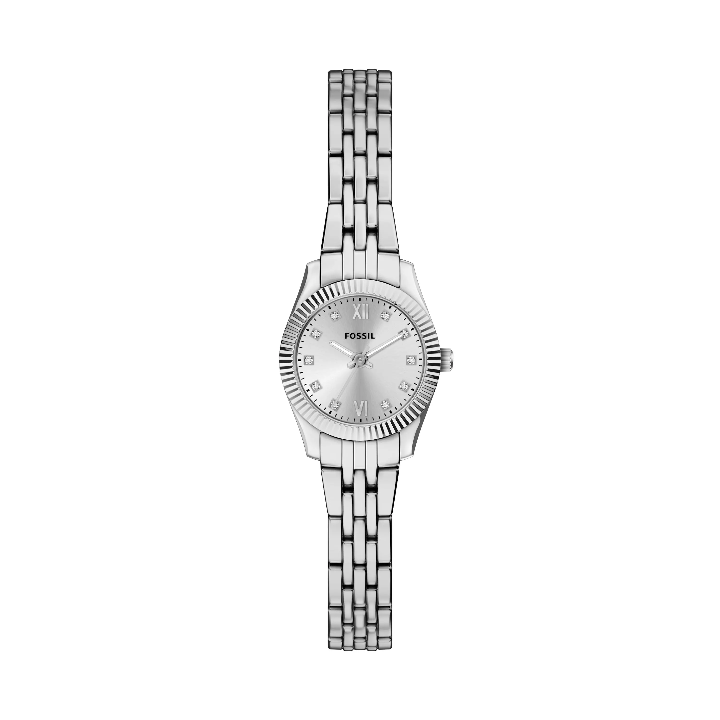 Fossil Women's Scarlette Mini 20mm Three-Hand Stainless Steel Watch