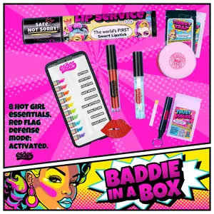 Esoes Baddie in a Box Lipstick - Original Lip Care Case for Storage and Cosmetic Use