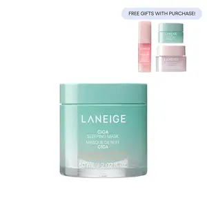 LANEIGE Cica Sleeping Mask, Barrier-Boosting Overnight Mask, Korean Skincare, Infused with Fermented Forest Yeast Extract, Soothing