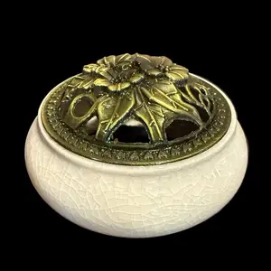 Incense Burner | Smudge Bowl | Ceramic Charcoal Gift Nature Mother Scent Fragrance Artisan