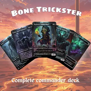Cryptbone Carnival Commander Proxy Deck (100 Cards + Tokens)