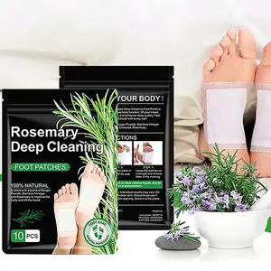 10pcs Deep Cleansing Foot Pads,Premium Natural Foot Pads,Foot Care Patch for Men &Women,Rosemary deep cleansing foot patches,Natural Bamboo Vinegar Ginger Powder FootPads