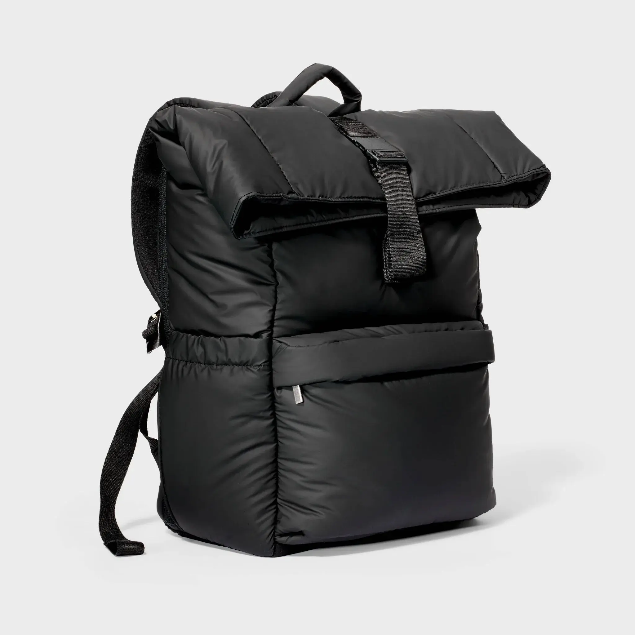 Puffer Backpack - Black
