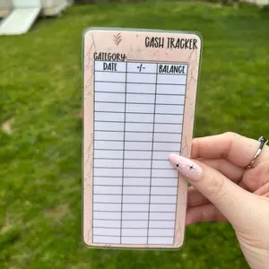 Branchy tree cash tracker | Laminated | A6 Size