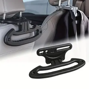 Car folding safety handle, handcart headrest clothes hanger, car coat hook, multi-functional car hook