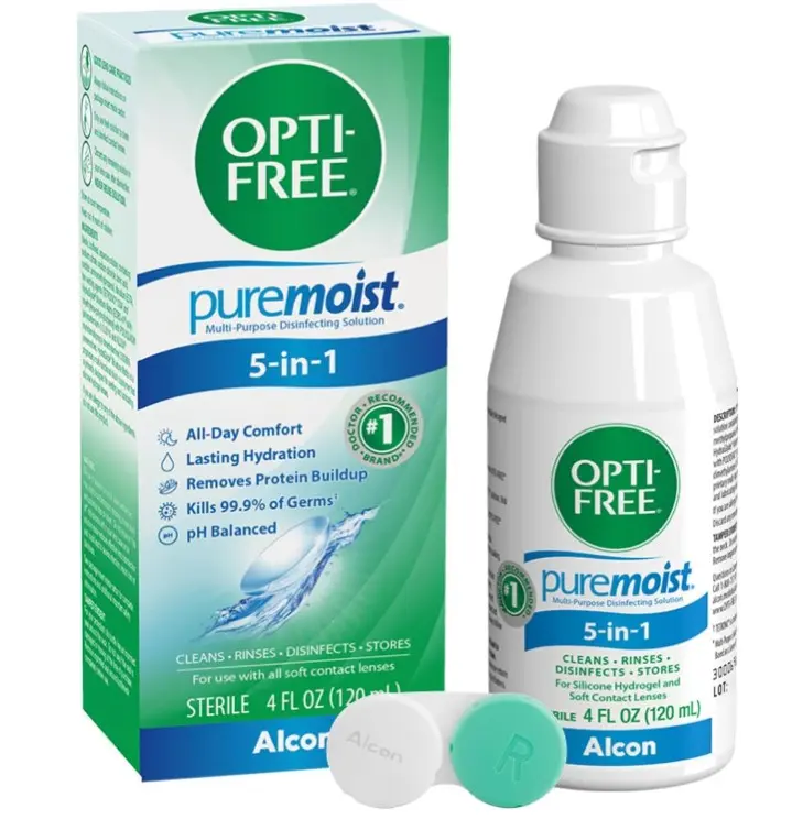 OPTI-FREE Puremoist Multi-Purpose Contact Lens Solution, 4 Fl Oz OPTI-FREE Puremoist Multi-Purpose Contact Lens Solution, 4 Fl Oz