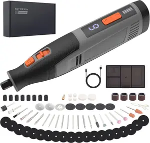 Cordless Rotary Tool, 4000mAh , 6-Speed, 28000RPM, Rotary Tool Kit with 70 Accessories Light duty Engraving Pen for Sanding, Polishing, Drilling, Etching, Grinding,  Carving
