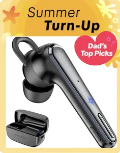 M52-NewBee Drivers Bluetooth earphones Handsfree Earbud with Noise Cancelling, 50 Hours Standby Business Audio Headphone Electronic Chargeable Headset