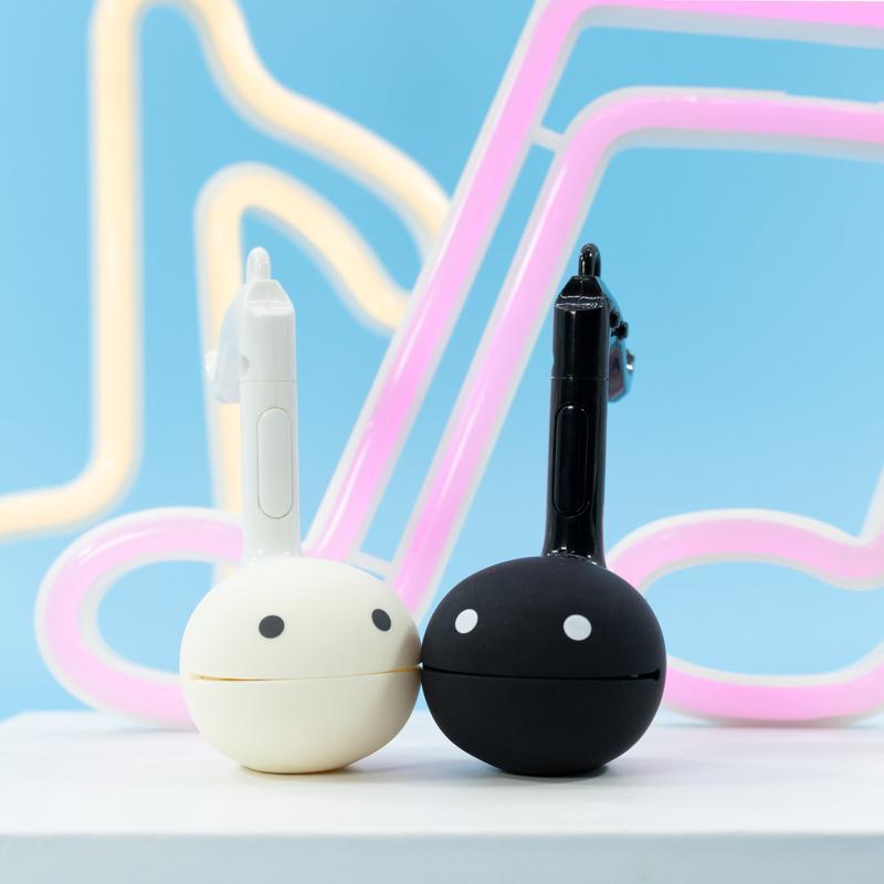Otamatone Melody [Black] Portable Mini Size Keychain with 11 Pre-Programmed Songs - Musical Electronic Toy from Japan by Maywa Denki
