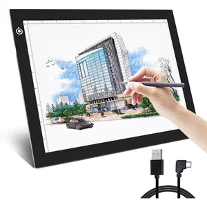 A4 Tracing Light Pad, Ultra-Thin Tracing Light Box USB Power Artcraft Tracing Light Table for Artists, Drawing, Sketching, Animation