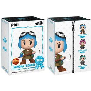 Thrilljoy PIX! Scott Pilgrim x Ramona Flowers Limited Edition Collectible - HotTopic Exclusive (LE 5000pcs) 1/6 Chance of CHASE + Ultra Potential! [SEALED]