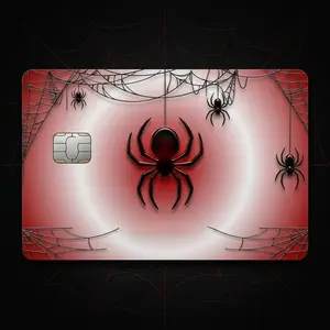 Spider Credit Card Sticker | Waterproof Vinyl Card Skin | Aesthetic Card Cover|