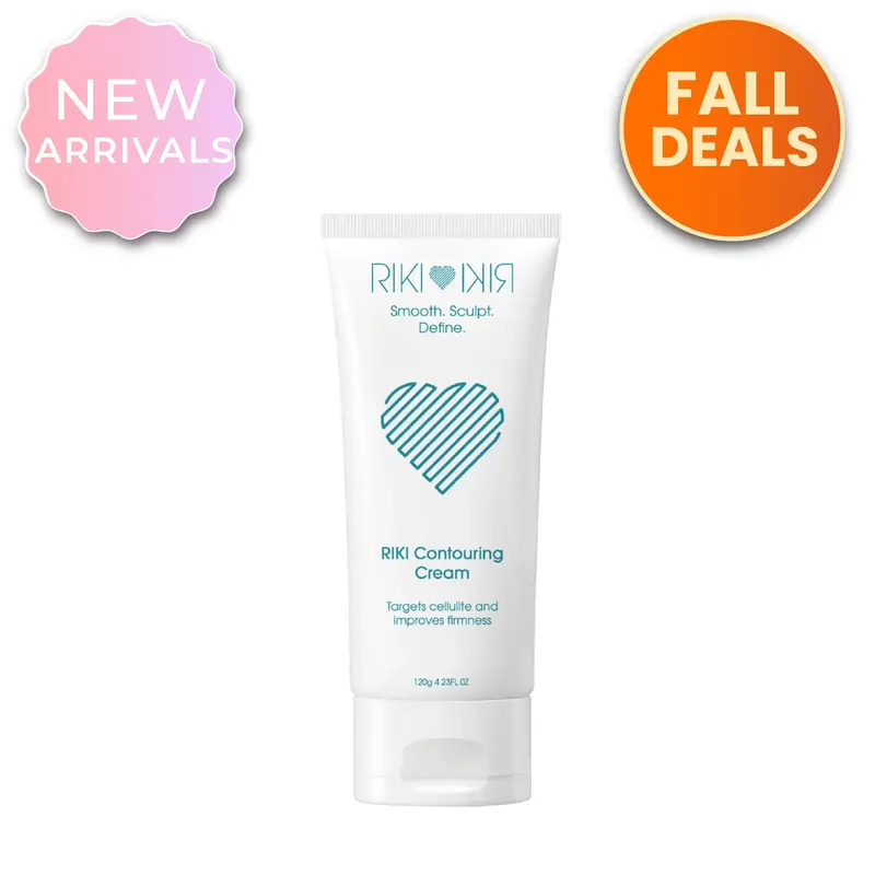 Riki Loves Riki body ONLY Contouring Cream - Hydrating & Firming Formula with Hyaluronic Acid & Collagen for Cellulite Reduction & Smoother Texture & Firmed appearance 120g